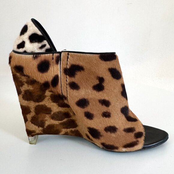 Alexander Wang SS10 Runway Alla Leopard Pony Mule 38 EU - Picture 9 of 15